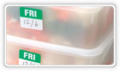 Food labelling :: day labels